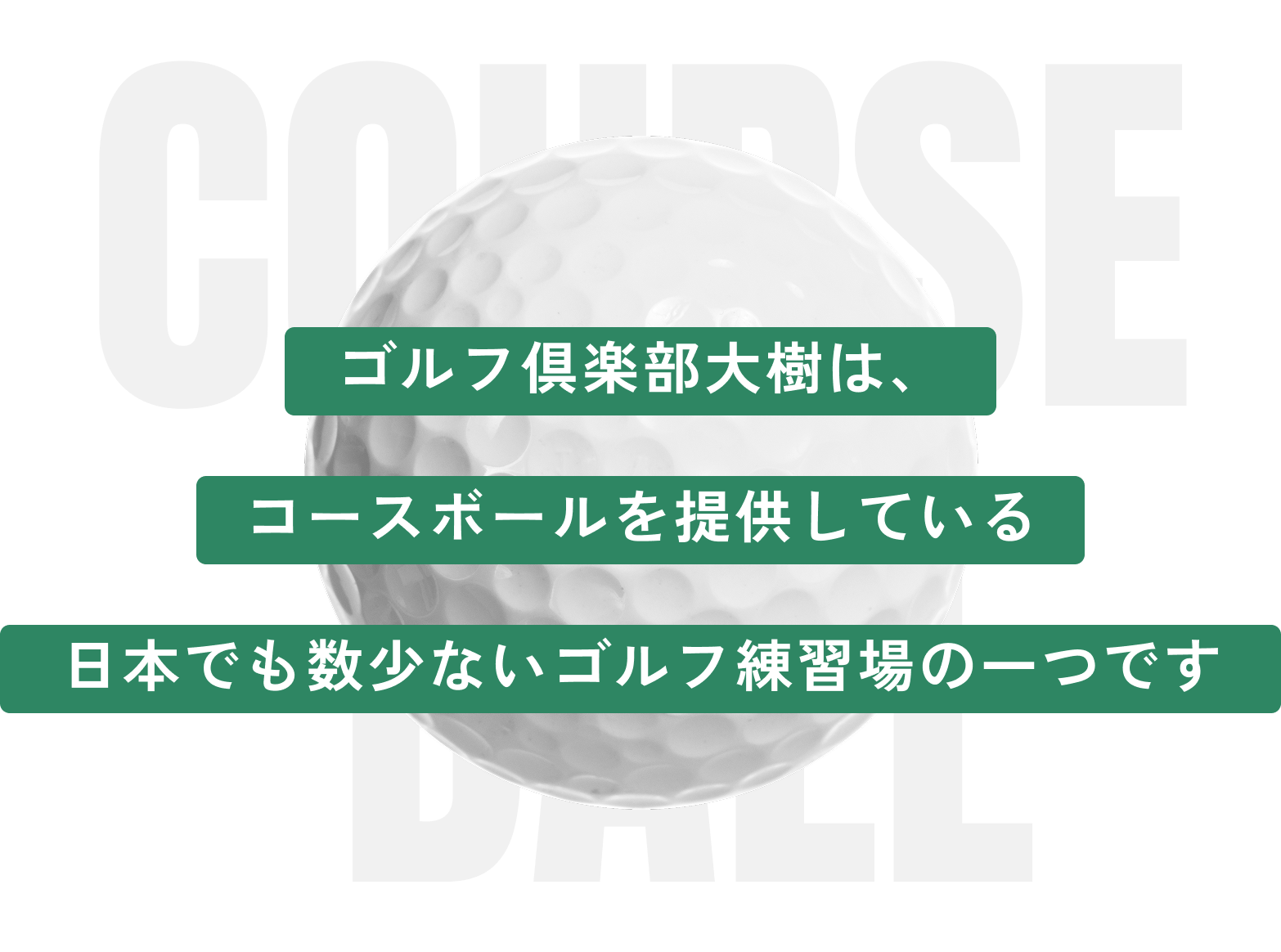 COURSE BALL